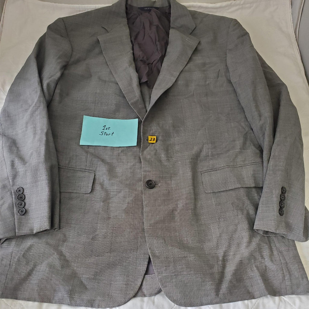 Brooks Brothers Brookschool Wool Grey 2 Button  Blazer Suit Jacket Sport Coat 