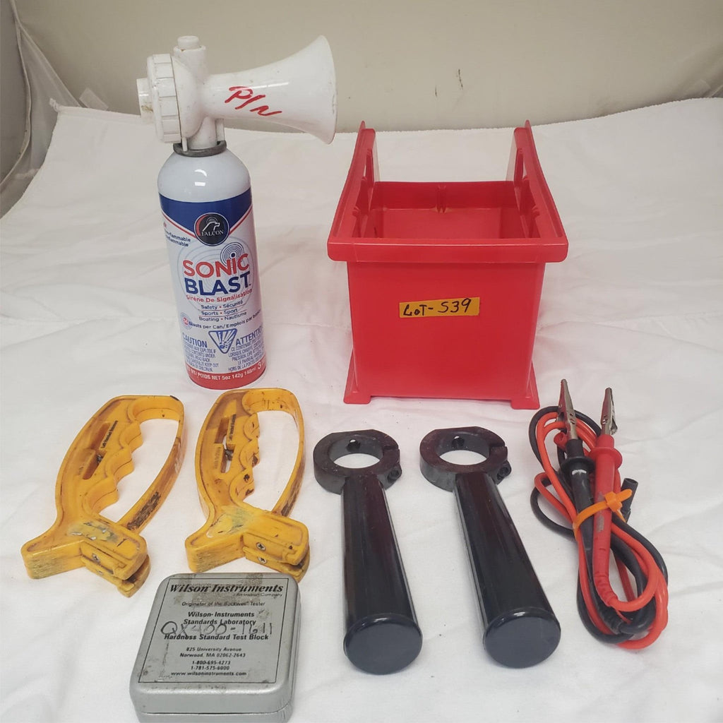 Lot of Knife Sharpener Wilson Instruments Test Block Sonic Blast