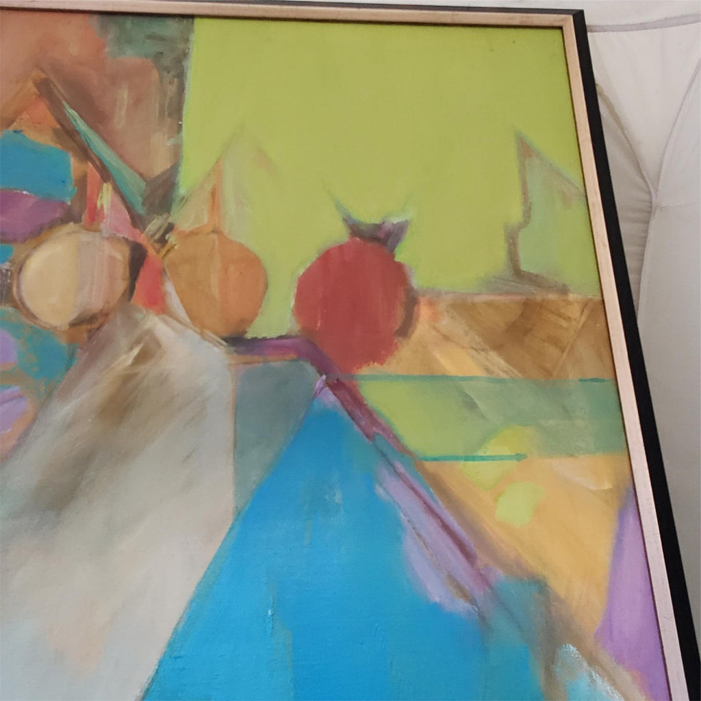 Round 'em up, Move 'em Out' acrylic on Canvas ART Shirley Blackman