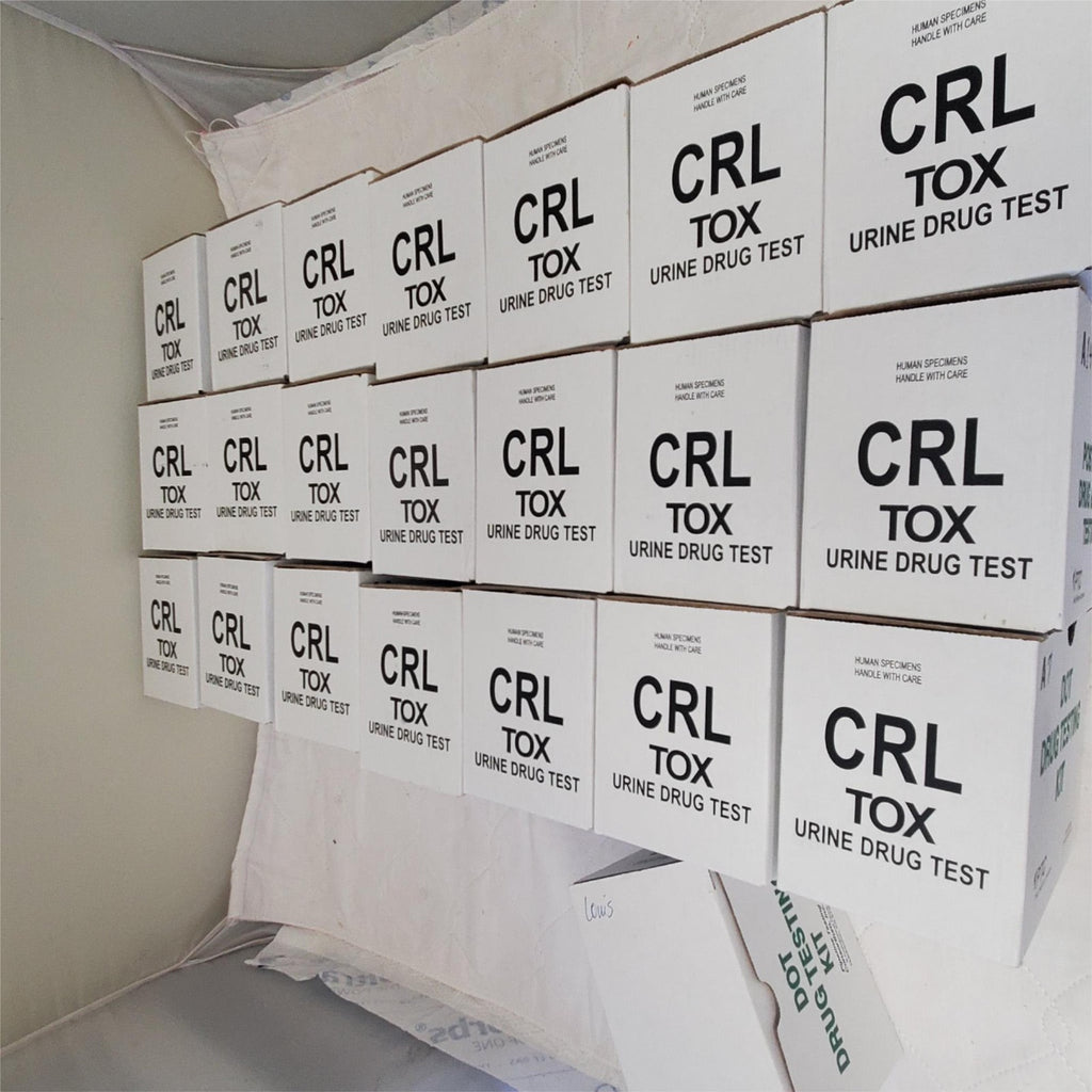 CRL TOX Urine Drug and Dot Drug Testing Kit Lot of 22