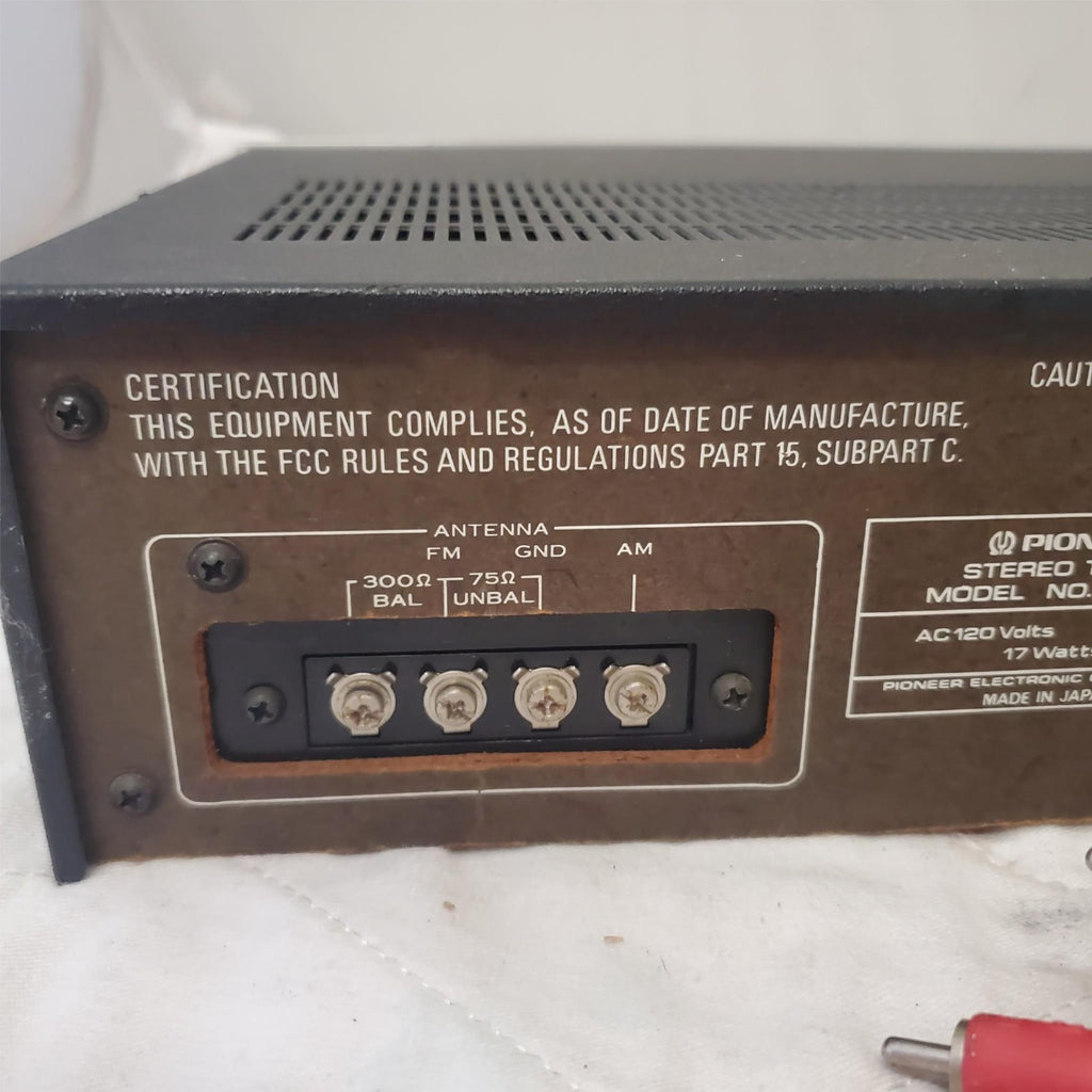 Pioneer TX-410 AM/FM Stereo Tuner