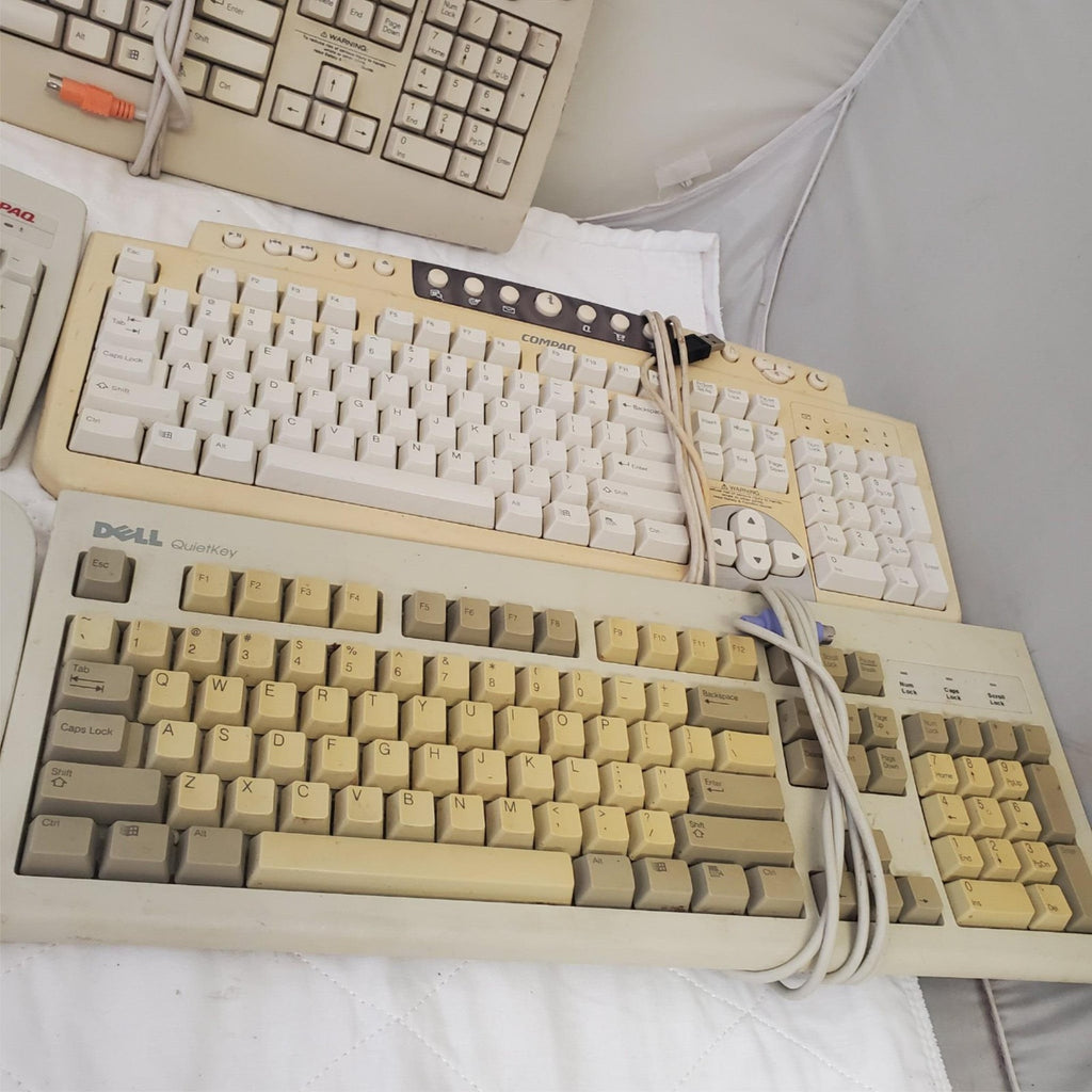 Lot of 5 Assorted Brands PC Keyboards