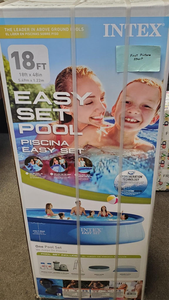 Intex 18ft X 48ft Easy Set Above Ground Pool