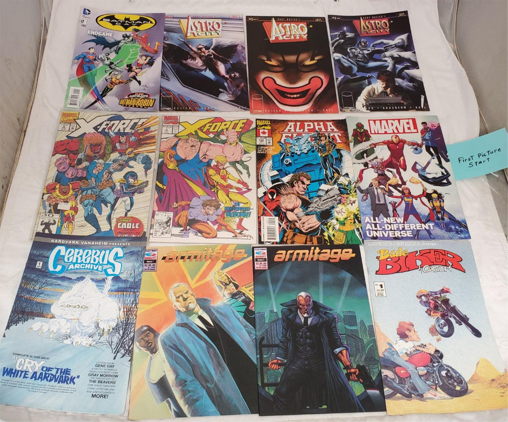 Lot of 12 DC Batman Astrocity Marvel XForce Cerebus & Others Comic Books #5
