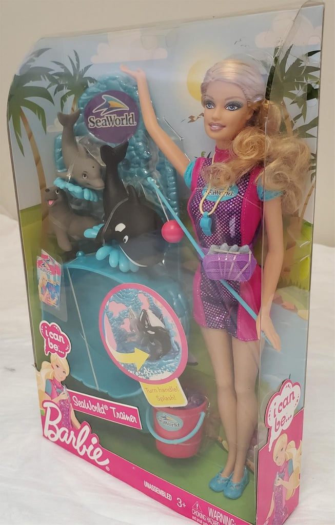 2009 Barbie I Can Be SeaWorld Trainer Doll Mattel Career Series