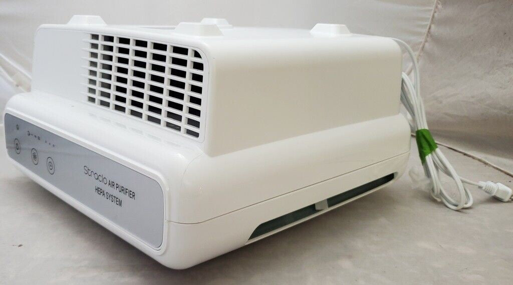 STRACLO MR-125BC Air Purifier H13 3-Stage HEPA Filtration System White