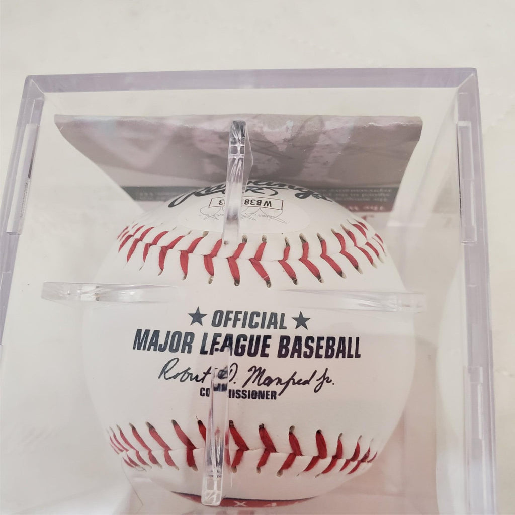 Jose Canseco Autographed Official Major League Baseball with Display Case