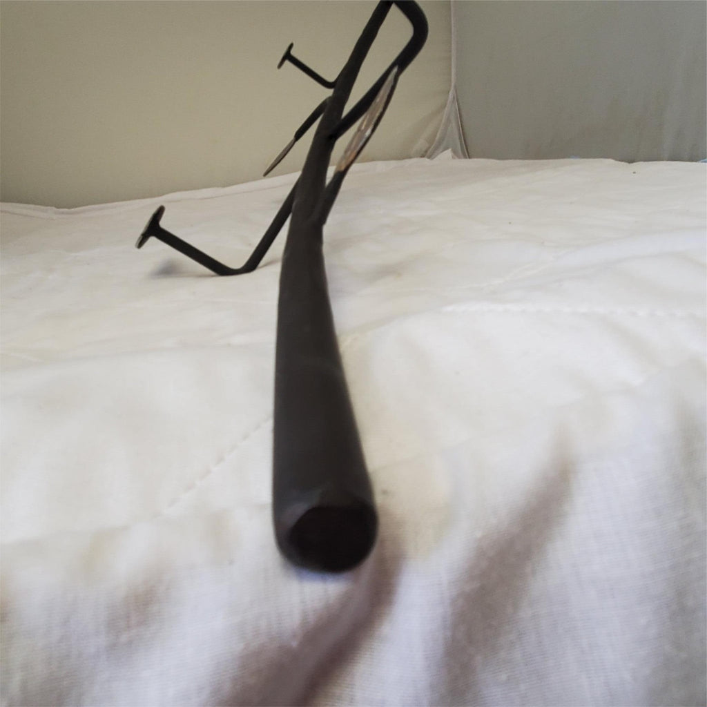 Large Metal Leaf Two Plate Wall Holder