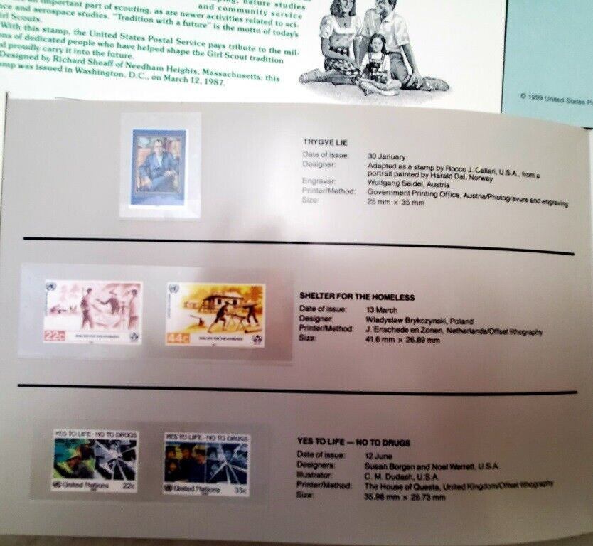 Lot Republic of Texas Commemorative Stamps GIRL SCOUTS, H Stamp Uncle Sam's Hat