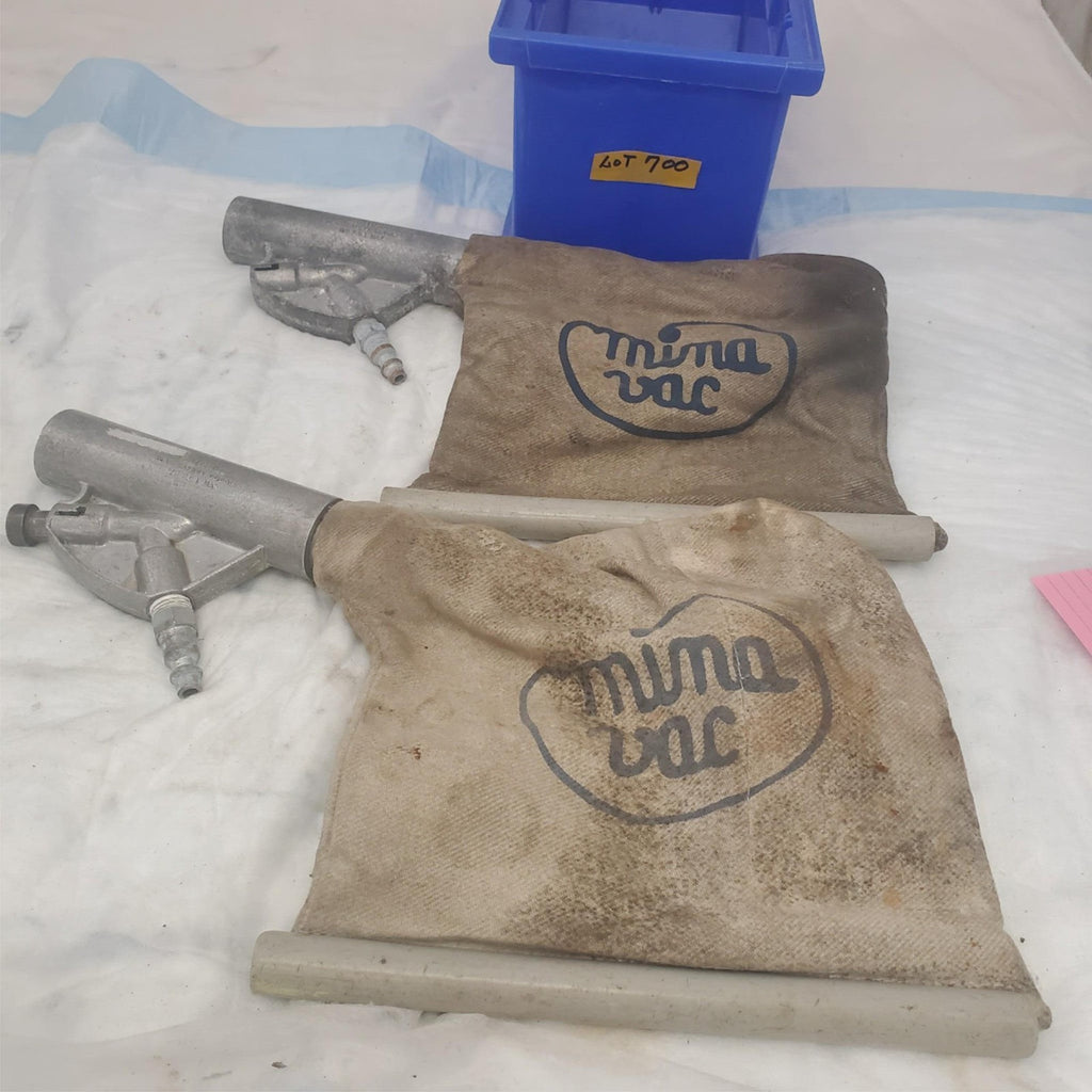 Lot of 2 ATI Mina Vac Pneumatic Vacuum High Force Aircraft Air Tool LOT-700