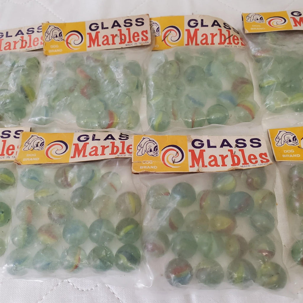 Pack of 10 Vintage Dog Brand Glass Marbles #3