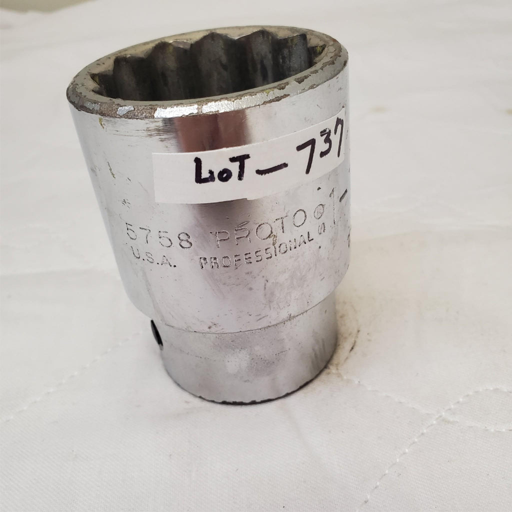 PROTO 5758 USA  1-13/16” Heavy-Duty Socket Tool - LOT 737