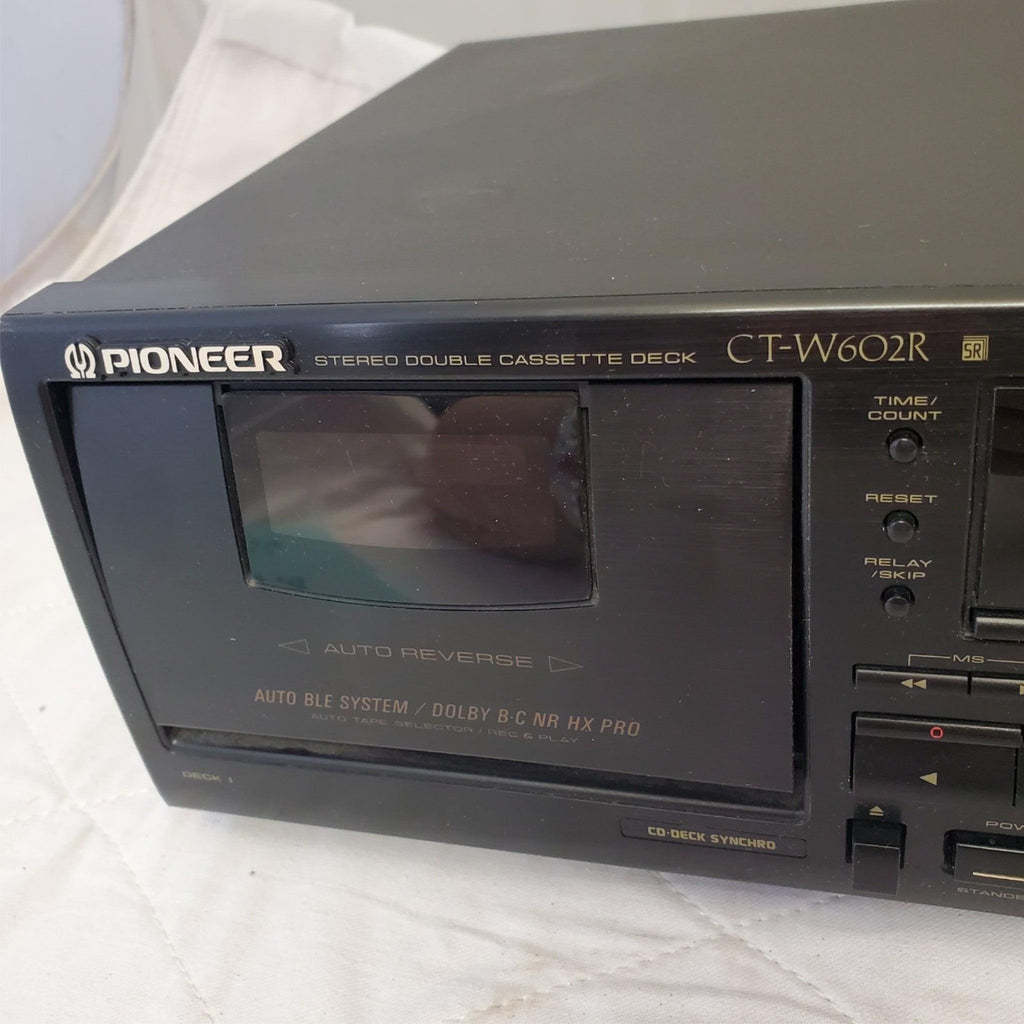 Pioneer CT-W602R Stereo Double Cassette Deck