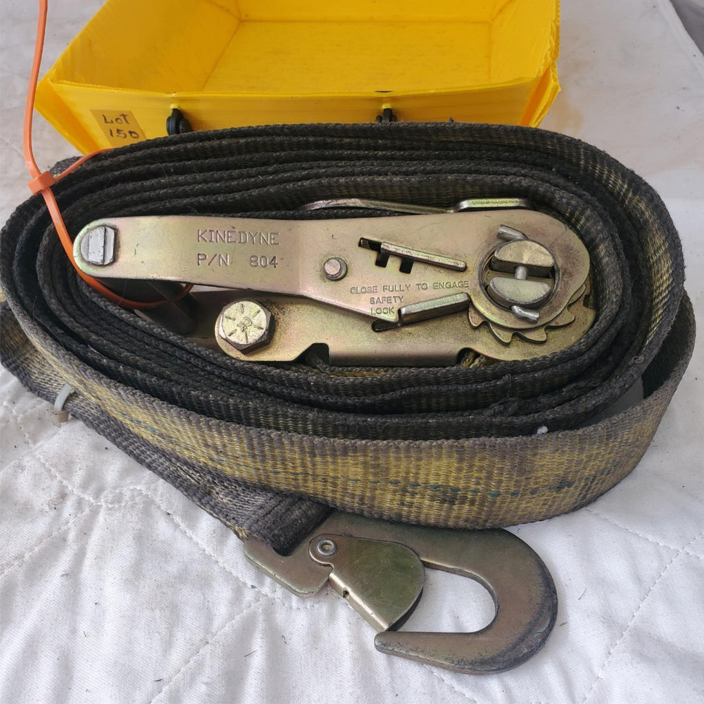 KINEDYNE Cargo Tie Down Strap w/Steel Safty Lock & Hook LOT150
