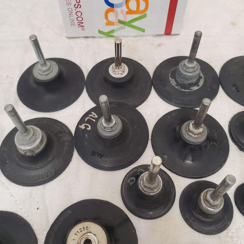 Lot of Roll Lock Sanding Disc Rotary Pad Holder LOT-914