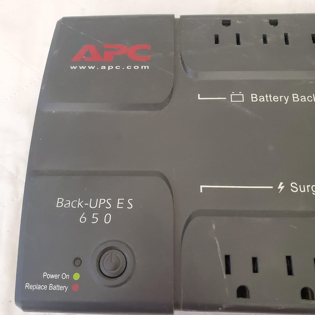 APC Back Up UPS ES 650 120V BE650R Surge Protected #8 (NO BATTERY INCLUDED)