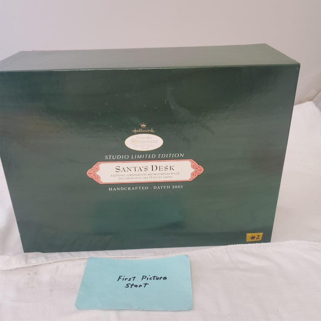 Hallmark Keepsake Ornaments Santa's Desk 2001 Studio Edition #2