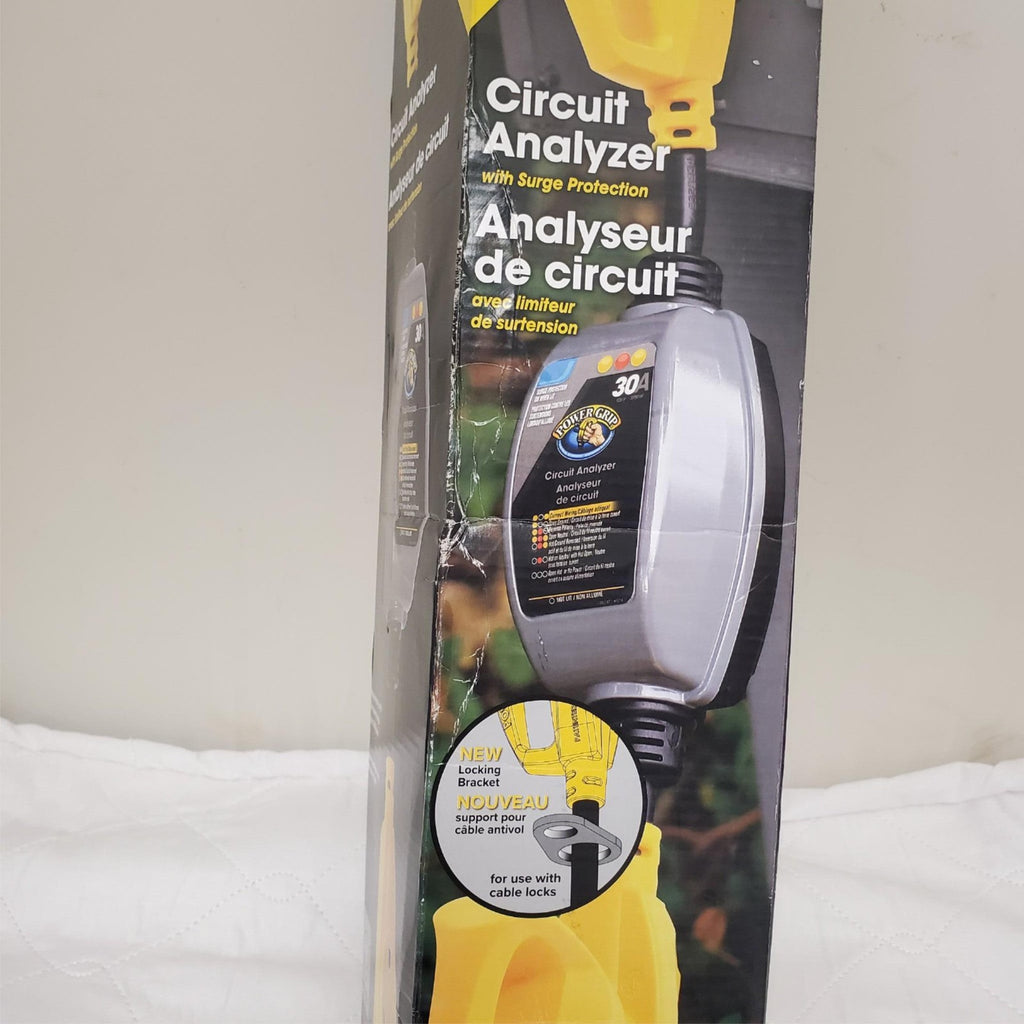 Camco Power Grip 30A RV Circuit Analyzer Plug Surge Protector