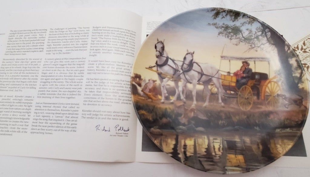 Knowles Collectors Plate Oh What a Beautiful Morning, I Can't Say No and More
