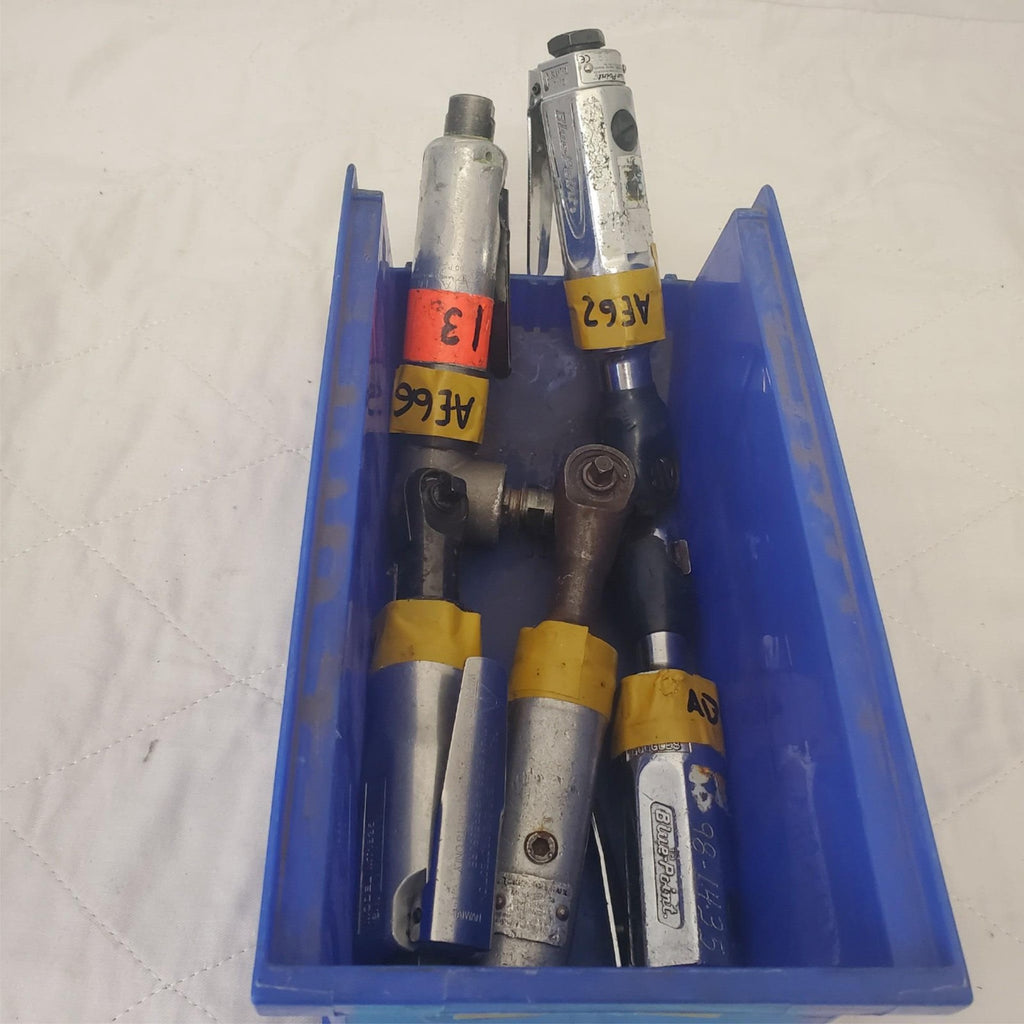 Lot of 5 Assorted Ratchet Wrench 90 Degree Angle Air Drill & Die Grinder LOT-15