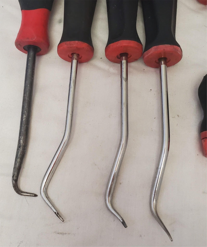 Lot of 7 Snap On Pick Set Stubby Screwdriver Preset Torque Screwdrive LOT-70