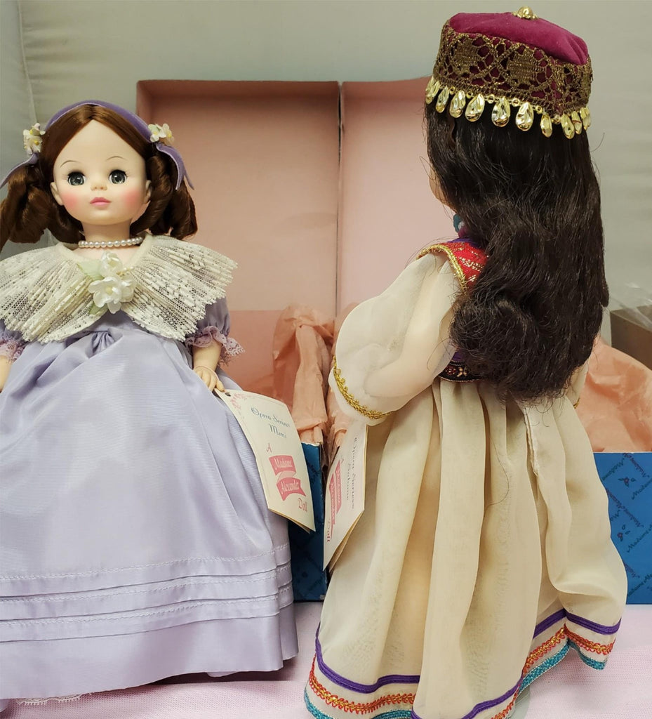 Madame Alexander #1411 Mimi #1412 Salome Opera Series Dolls Set with Box