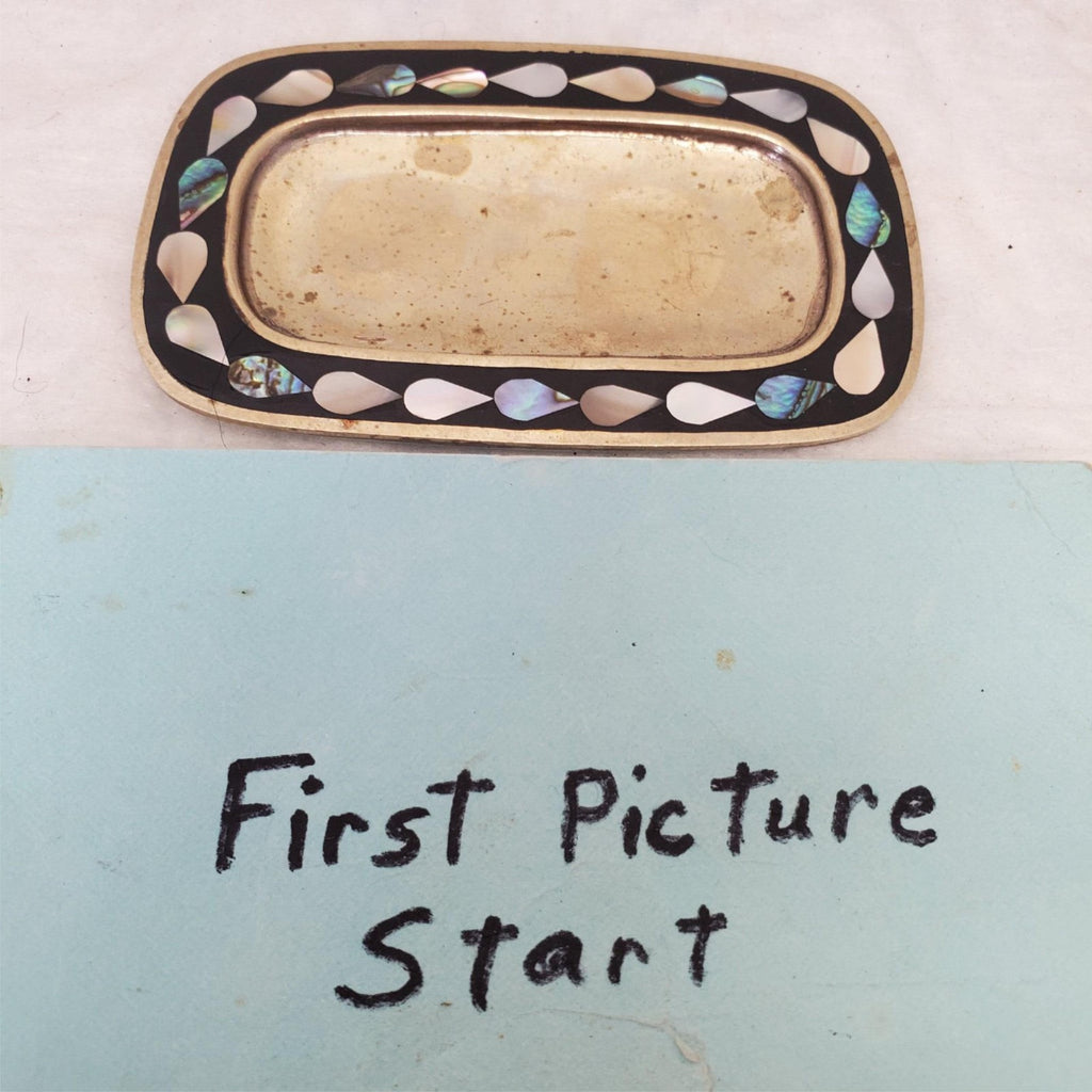 Vintage Alpaca Mexico Silver Tray