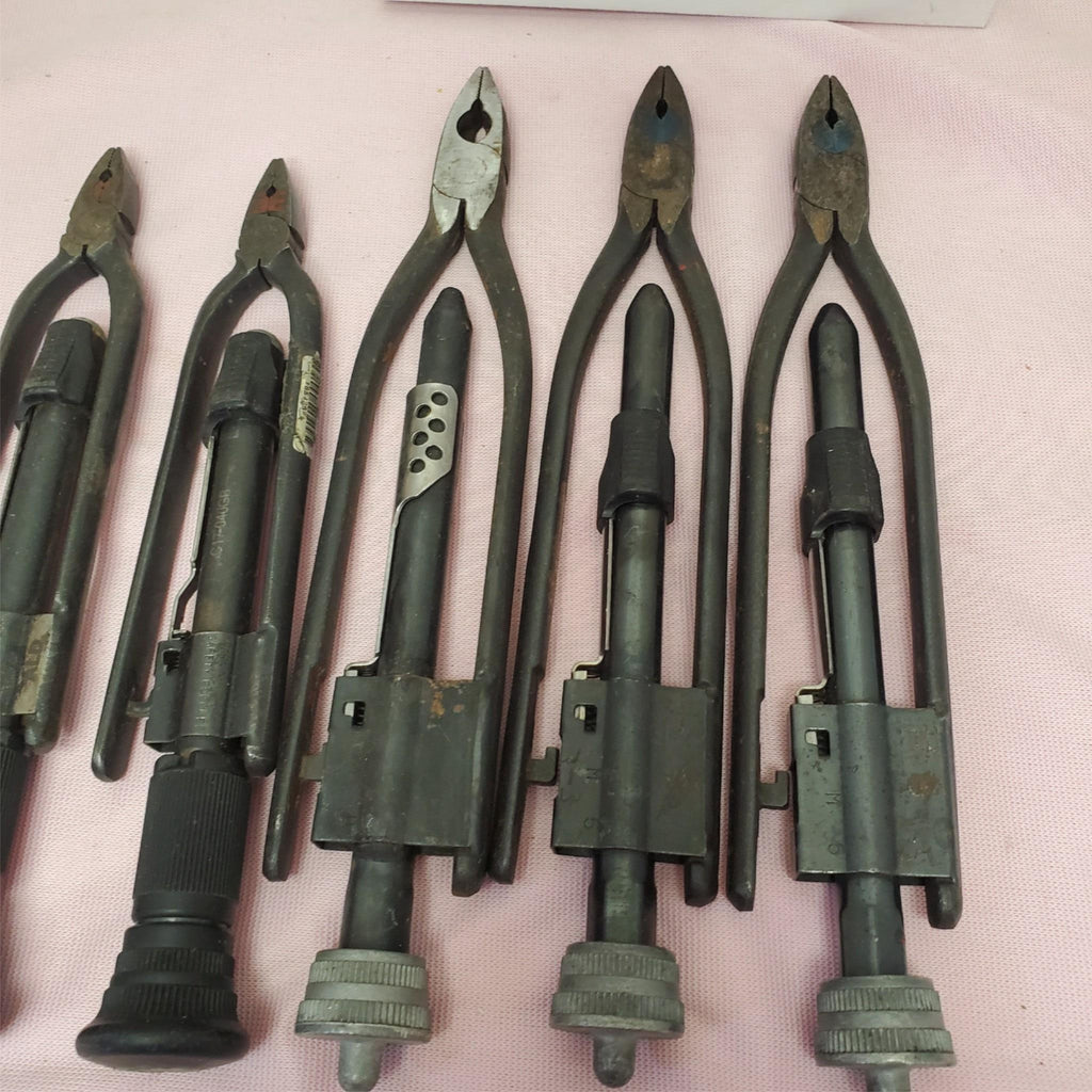 Lot of 5 Reversible Safety Wire Twister Pliers LOT-897