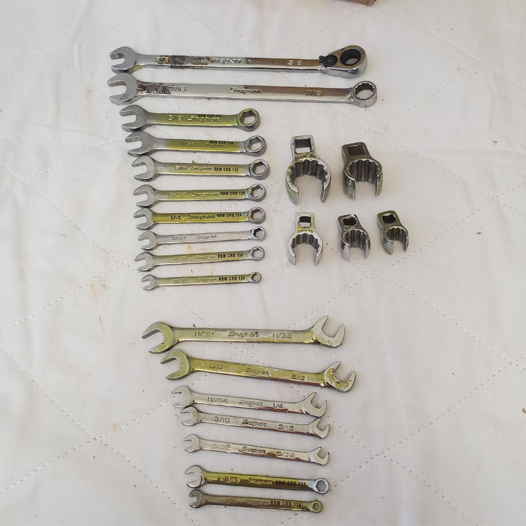 Lot of Snap-On Assorted Combination Wrench & Other Wrenches LOT 498