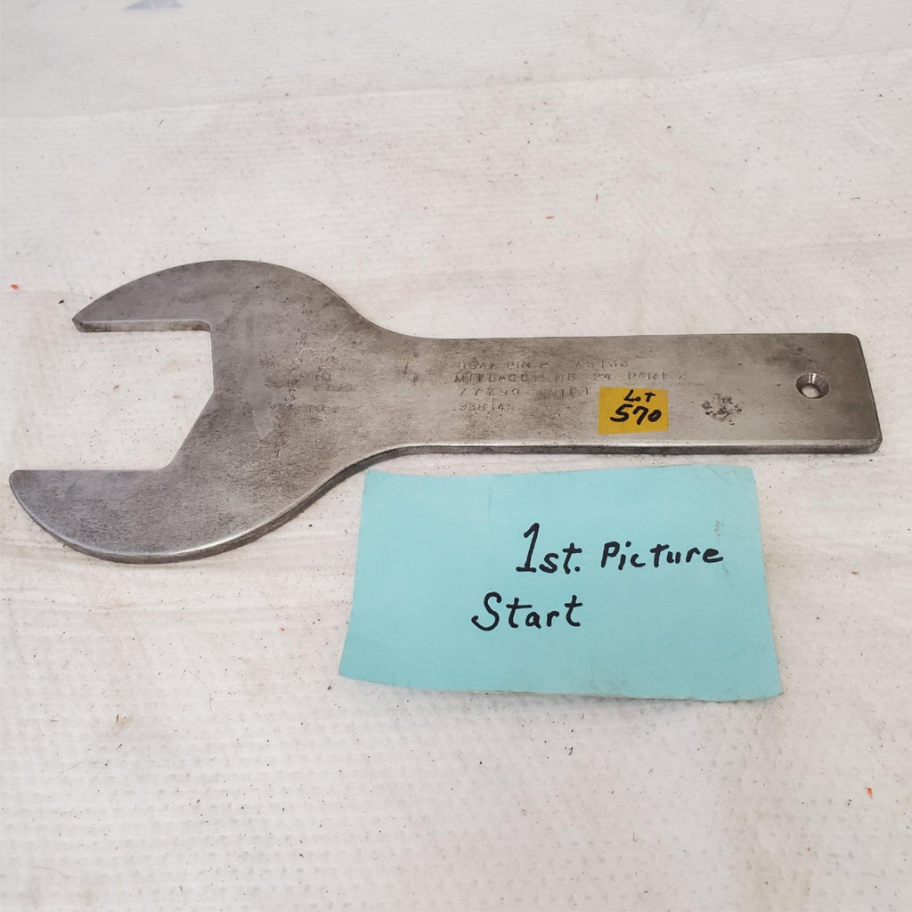 Vintage Large Open Ended Wrench LOT 570