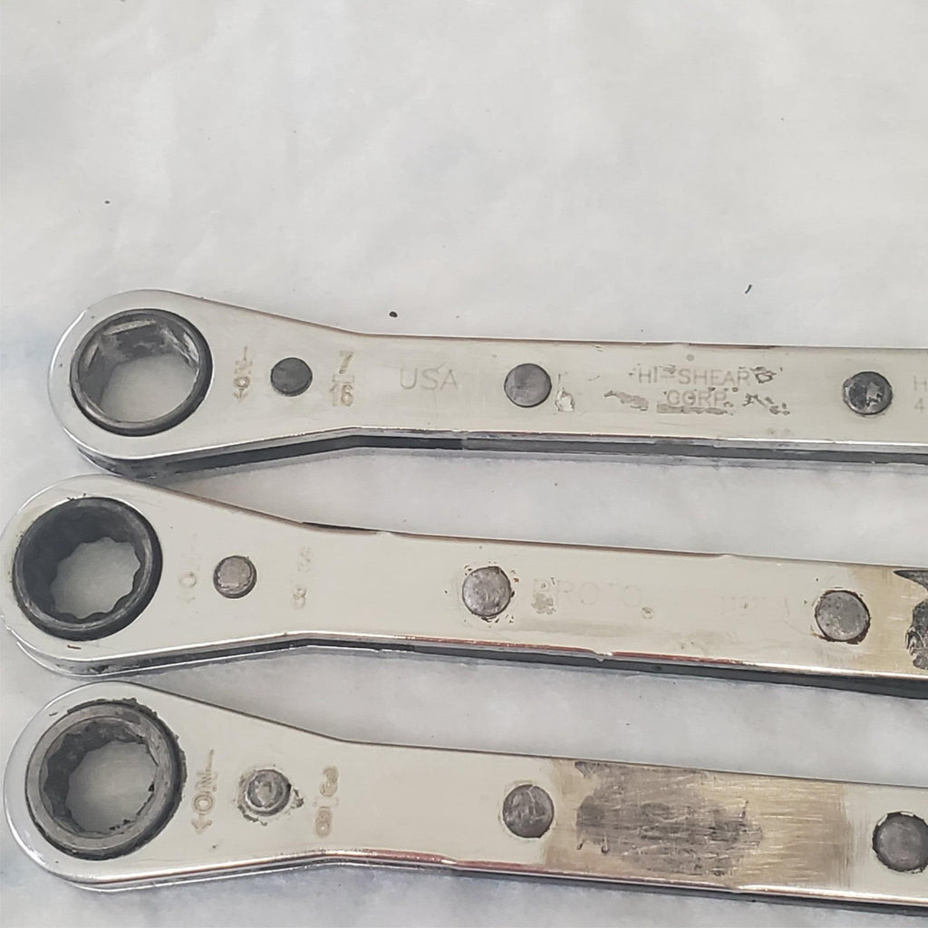 Lot of 6 Double Box End Ratcheting Wrench LOT-708