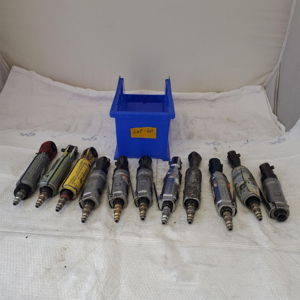 Lot of 11 Blue Point/Ingersoll Rand/Snap On Air Pneumatic Ratchet Wrench  #60