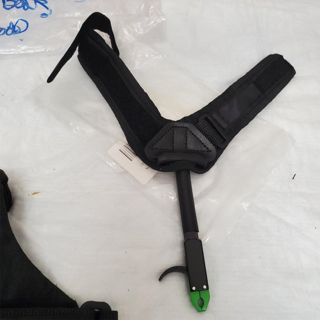 SAS Armguard Archery Bow & Adjustable Archery Compound Bow Release Aid Trigger