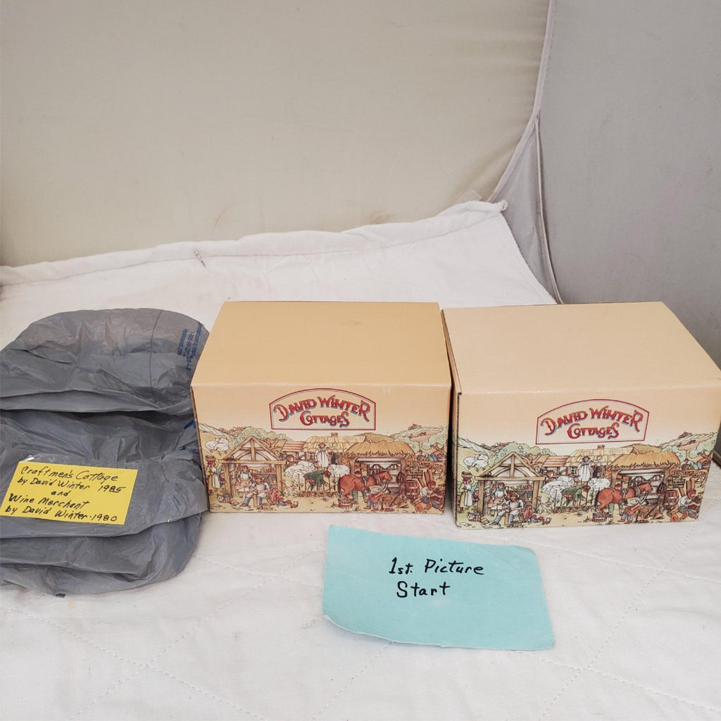 David Winter's Craftsman Cottage & Wine Merchant Cottage