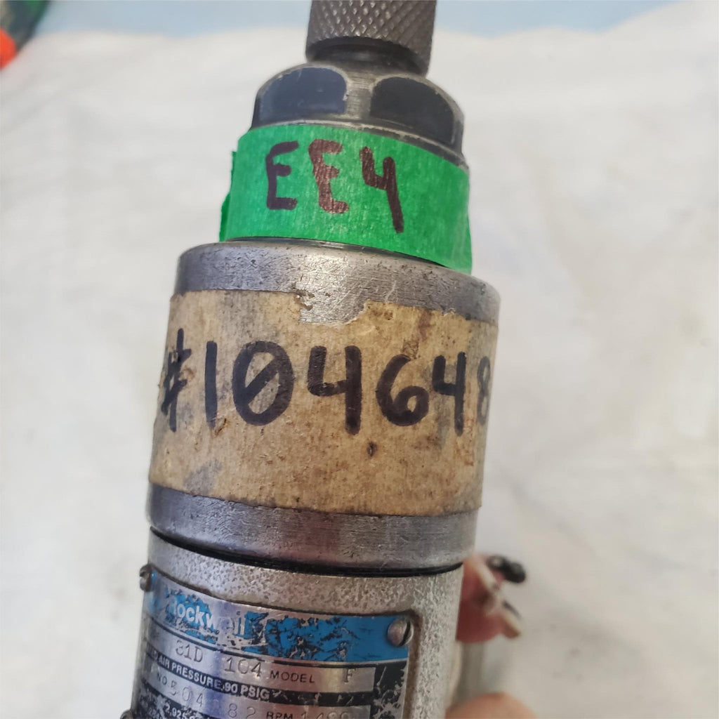 Rockwell 31D103 F Pistol Grip Pneumatic Air Drill Air Tool EE-4