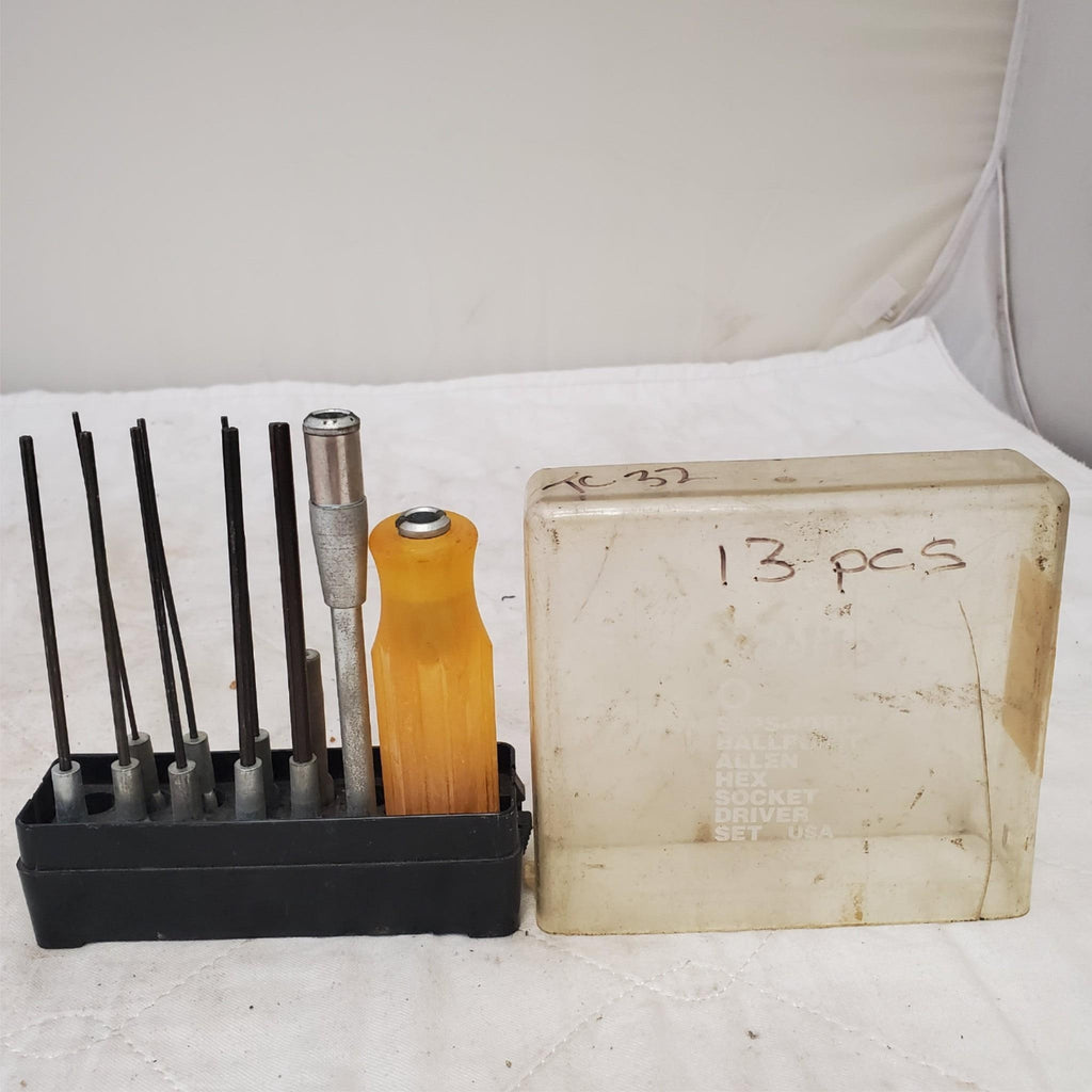 Vintage Xcelite Allen Hex Key Socket Driver Set Hand Tools LOT 382