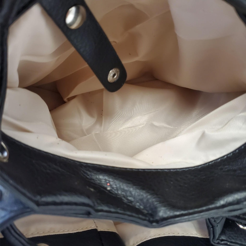Citi Collective Multiple Use Leather Tote Bag Convertible to Backpack Tassle
