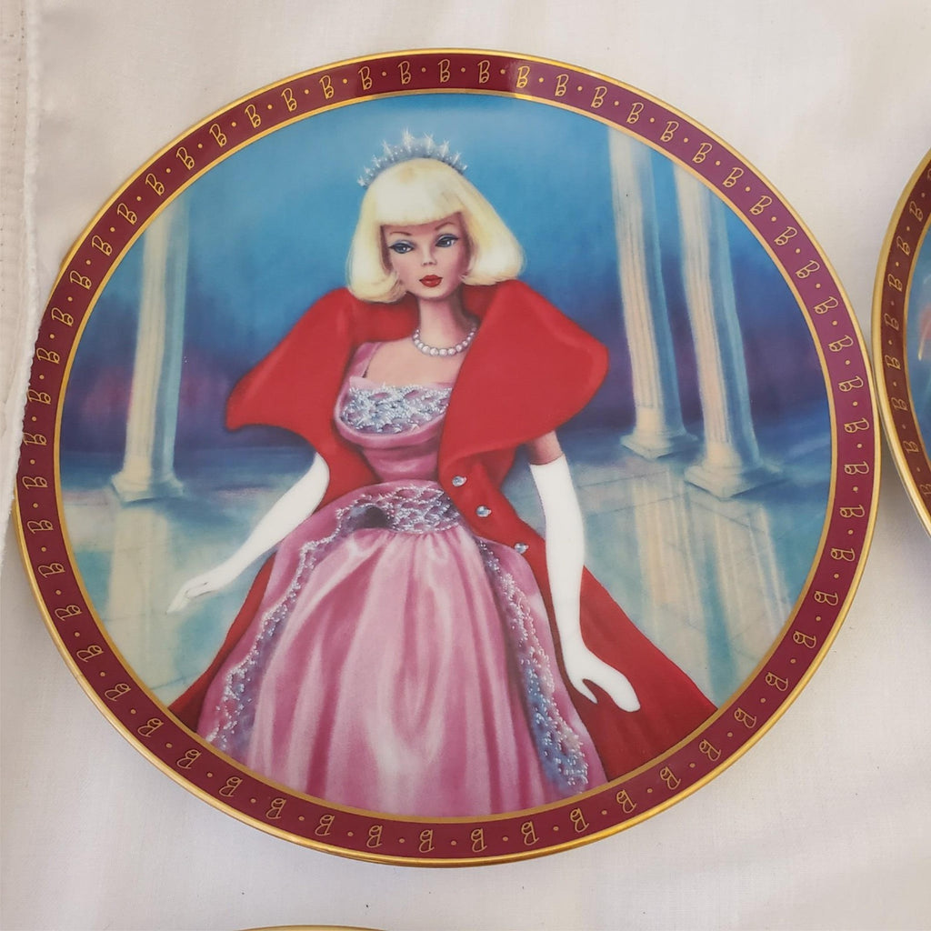 Lot of Plates Barbie The Danbury Mint Collector's Limited Edition 