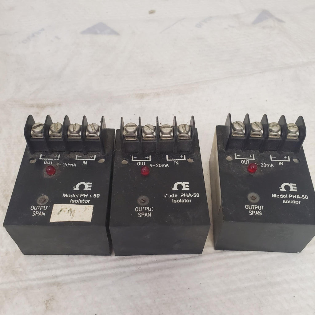 Lot of 3 Omega Engineering PHA-50 Isolator Module