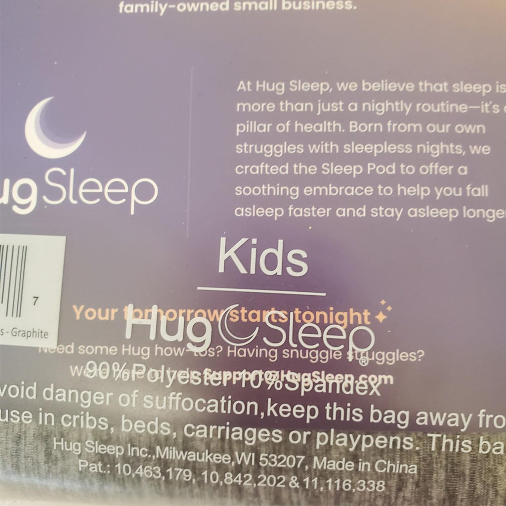 Kids Hug Sleep Pod Move Hood Graphite Pod
