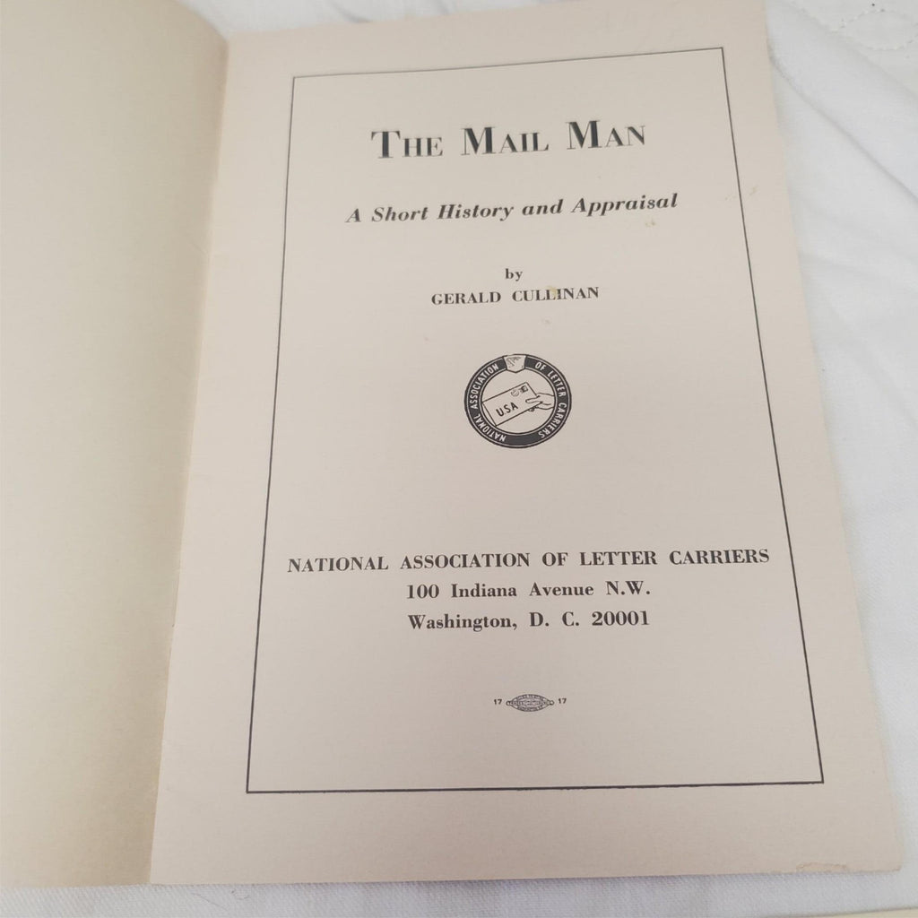 The Mail Man Booklet By Gerald Cullinan & The Admirals Farragut Us Stamp