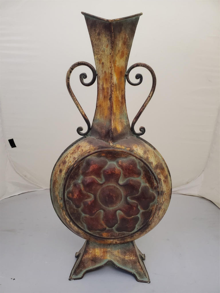 Antique Home Decor Decorative Metal Handle Vase