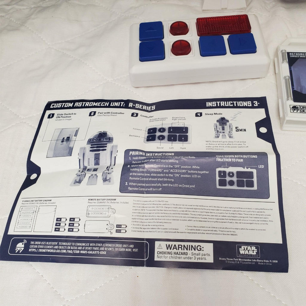 Disney Parks R2-D2 Interactive Remote Control Droid Galaxy's Edge Star Wars