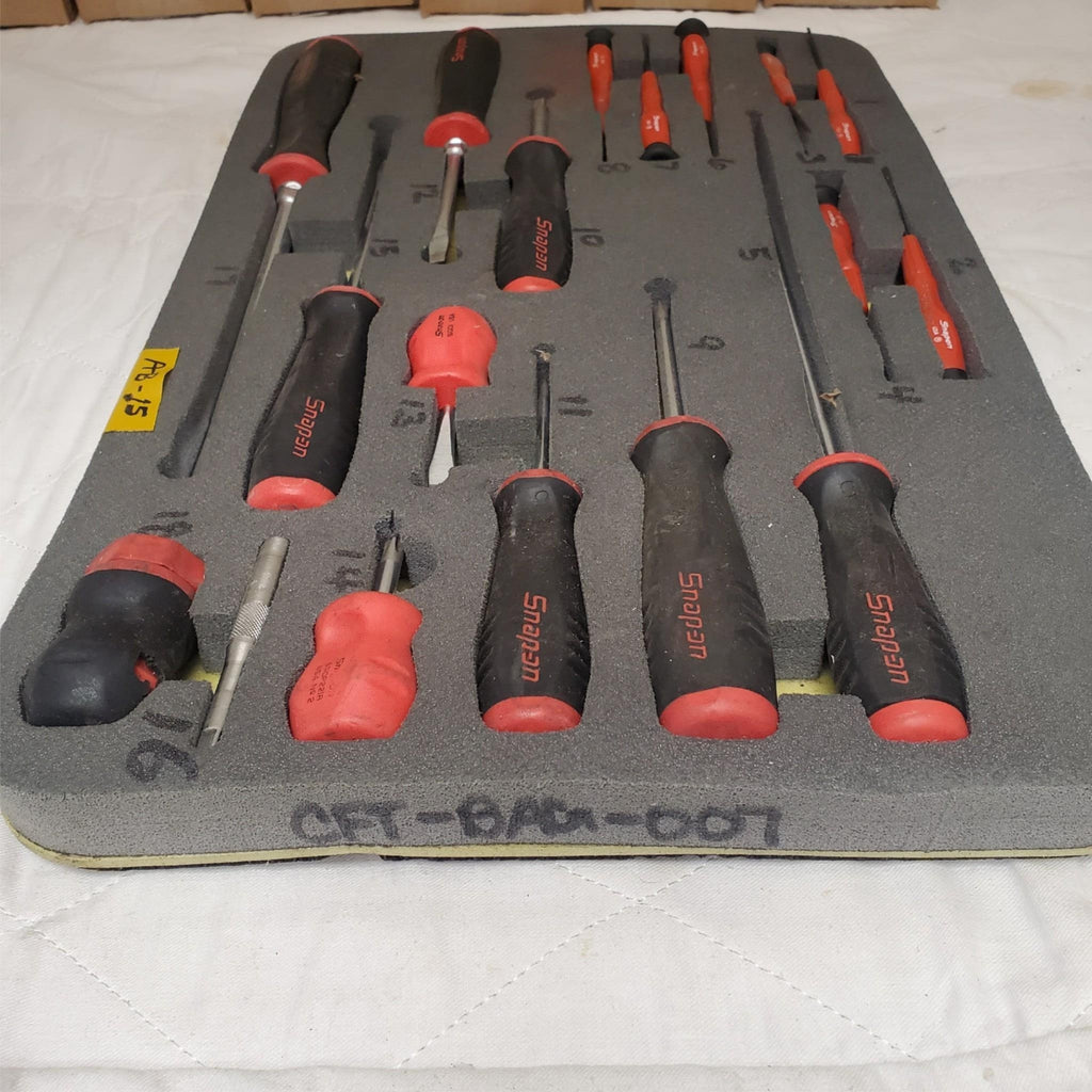 Lot of 20 Snap-on Screwdriver Set CFT-BAG-007 AB-15