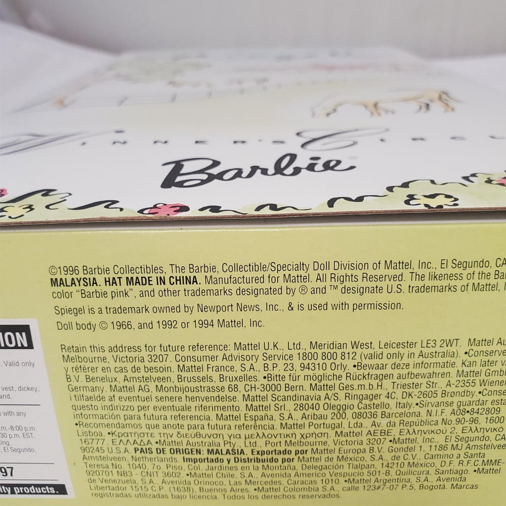 Barbie 1998 - Spiegel Winners Circle Barbie Doll Limited Edition 