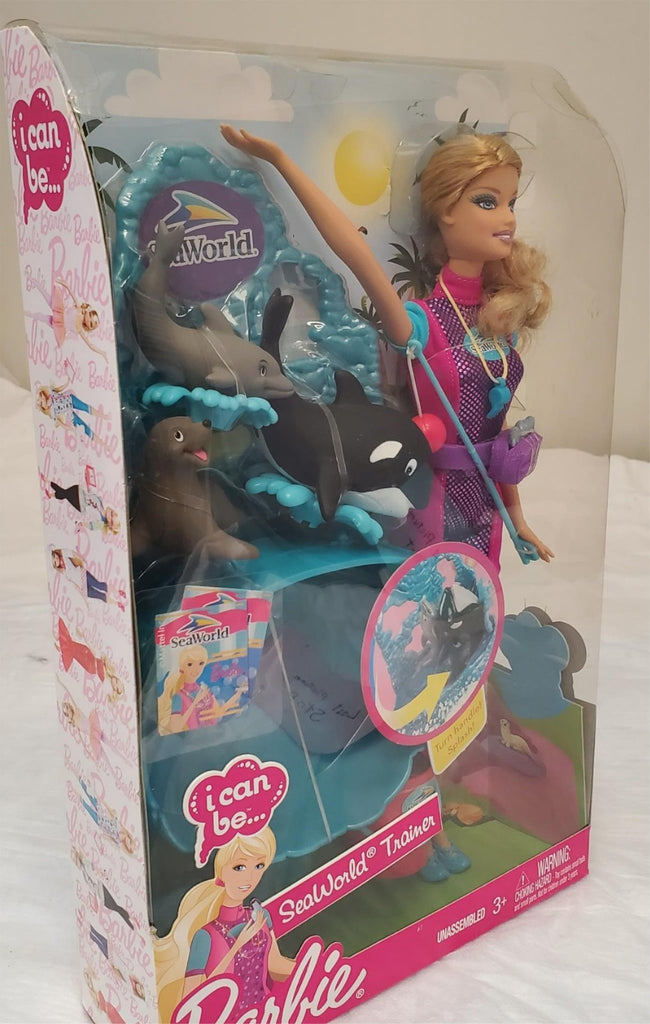 2009 Barbie I Can Be SeaWorld Trainer Doll Mattel Career Series