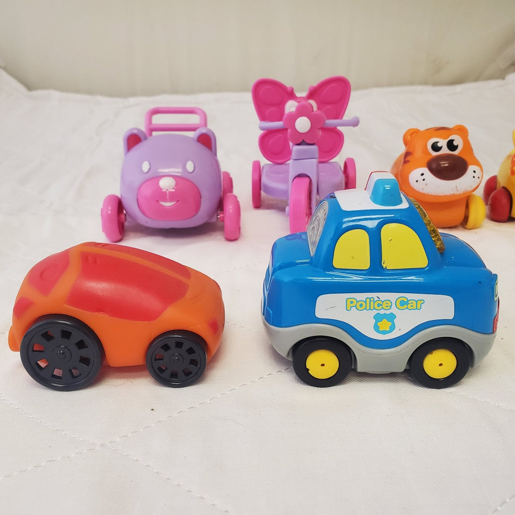 Lot of Assorted Vtech Go Go Smart Car Police Car & Other Toy Cars