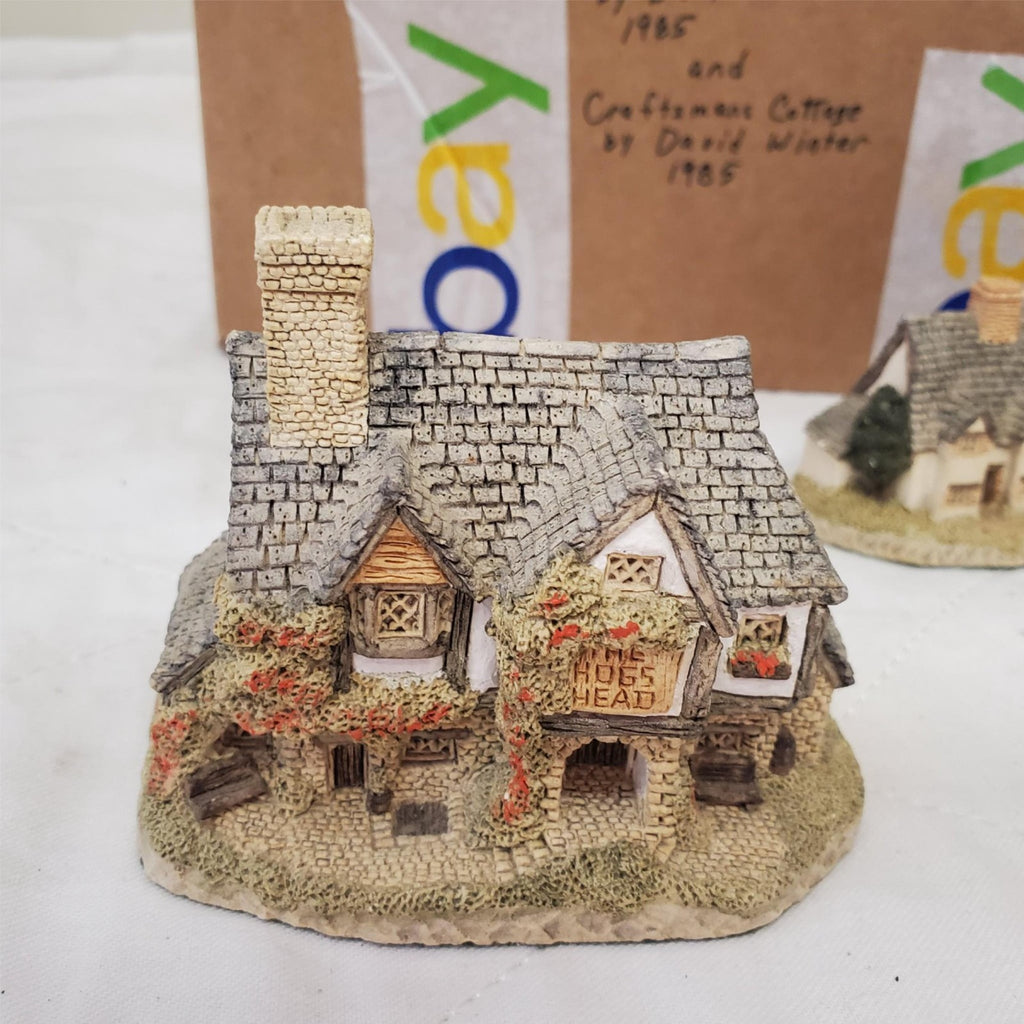 David Winter's Cottage Hogs Head Beer House 1985 & Craftsmens Cottages 1985