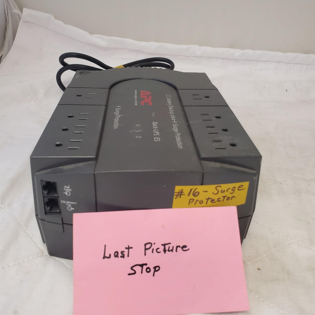 APC Back Up UPS ES 650 120V BE650R Surge Protected #16 (NO BATTERY INCLUDED)