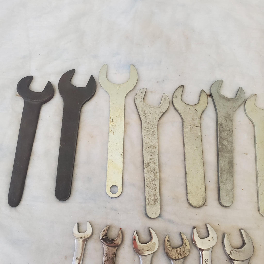 Lot of 20 Various Brand Assorted Size Wrenches Hand Tools LOT 359